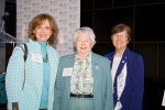 BPW/MD member Susan Horst, Brigadier General Wilma L. Vaught (ret), President, Women in Military Service for America Memorial and BPW Foundation Chair Barbara Henton 